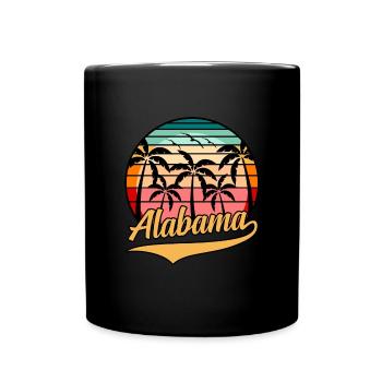Alabama reisen geschenk - Tasse einfarbig - Schwarz - Vorne