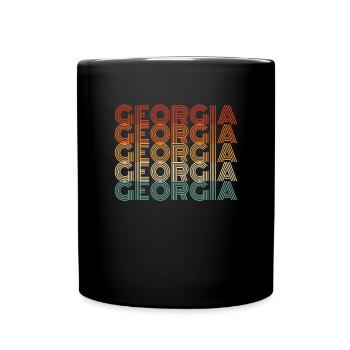 Geschenk Für Einwohner Von Georgia - Tasse einfarbig - Schwarz - Vorne