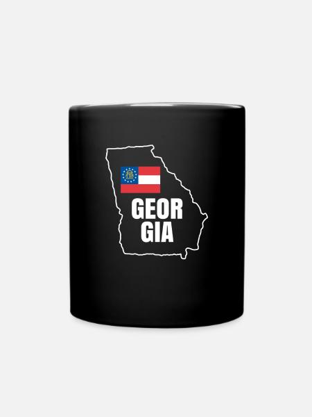 Georgia Home Geschenk - Tasse einfarbig - Schwarz