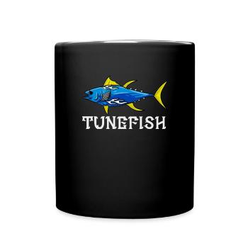 Angeln Tunen Auto Geschenkidee - Tasse einfarbig - Schwarz - Vorne