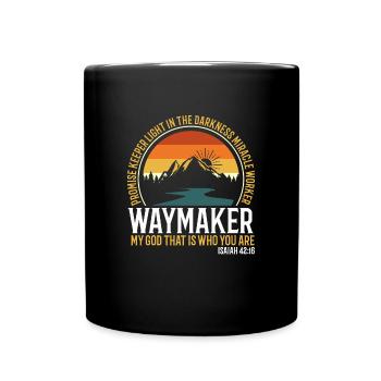 Trailblazer My God Who You Are Jesus and God - Full Colour Mug - black - Front