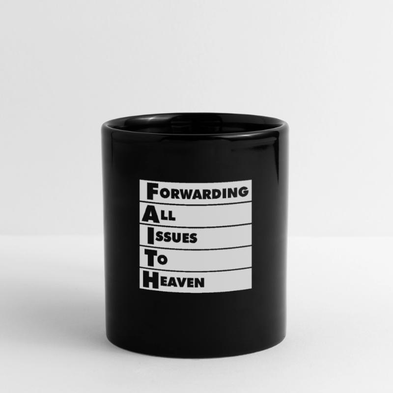 Forwarding all problems to the sky Full Colour Mug