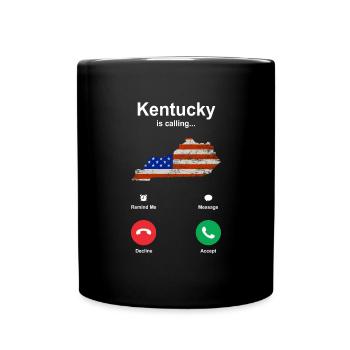 Erkundung Von Kentucky Gift - Tasse einfarbig - Schwarz - Vorne