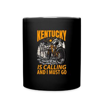 Kentucky Travels Geschenk - Tasse einfarbig - Schwarz - Vorne