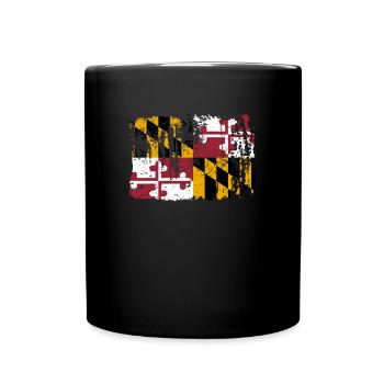 Maryland Reisende Geschenk - Tasse einfarbig - Schwarz - Vorne