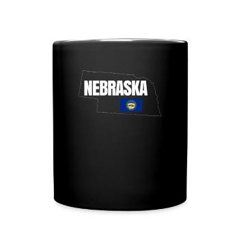 Nebraska reisen geschenk - Tasse einfarbig - Schwarz - Vorne