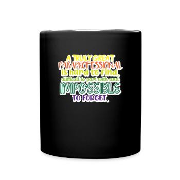 Wirklich gro�artiges paraprofessionales Geschenk P - Tasse einfarbig - Schwarz - Vorne