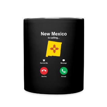 Reisen New Mexico Geschenk - Tasse einfarbig - Schwarz - Vorne