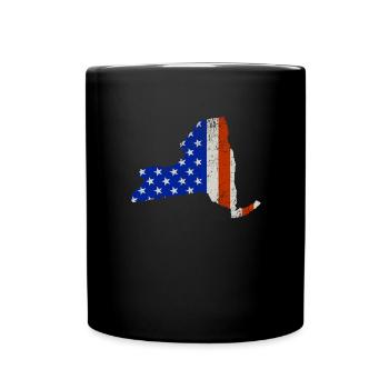 Cadeau à la maison à New York - Mug uni - noir - Devant
