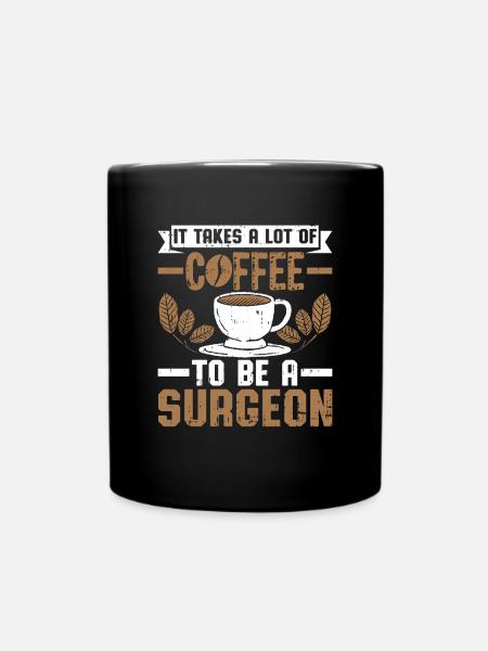 Chirurg - Tasse einfarbig - Schwarz
