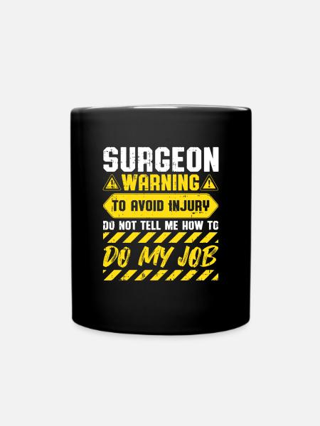 Chirurg - Tasse einfarbig - Schwarz