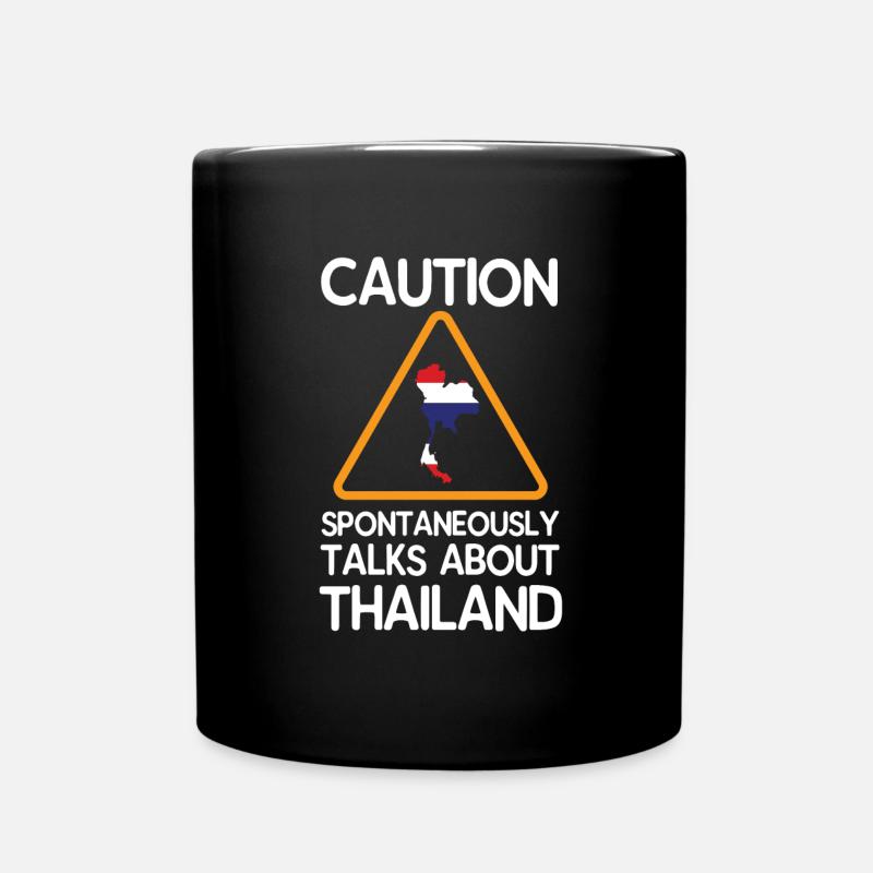 Thailand - Tasse einfarbig - Schwarz