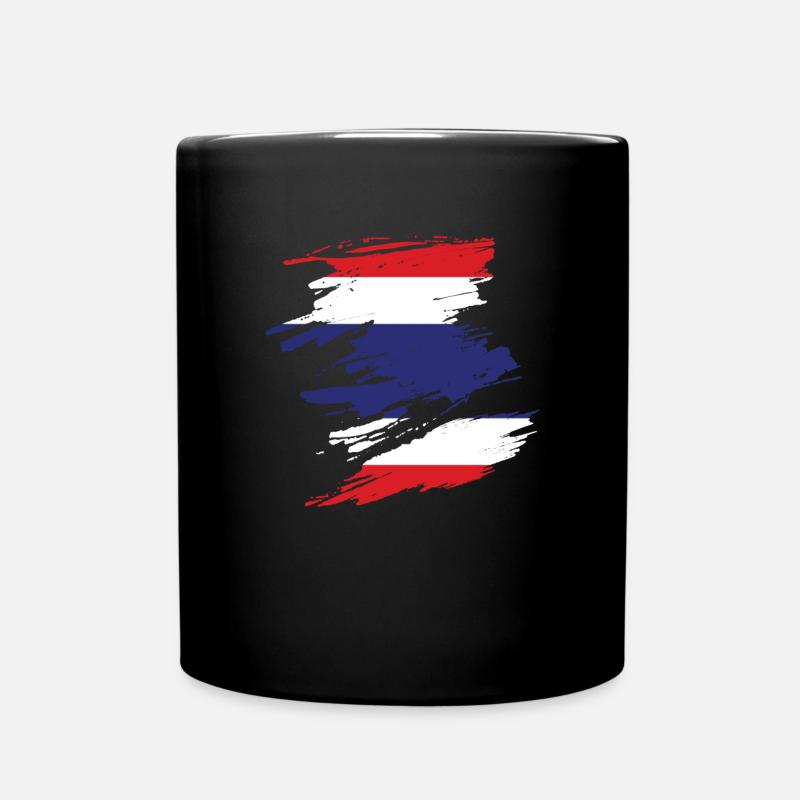 Thailand - Tasse einfarbig - Schwarz