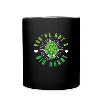 You Have Got A Big Heart Artichokes - Full Colour Mug - black - Front