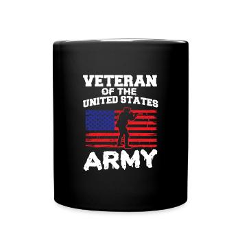 Vietnam Veteran USA Geschenk - Tasse einfarbig - Schwarz - Vorne