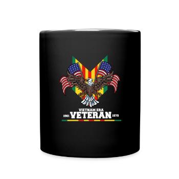 Vietnam Veteran USA Geschenk - Tasse einfarbig - Schwarz - Vorne