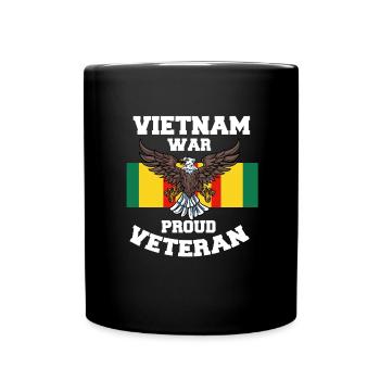 Vietnam Veteran USA Geschenk - Tasse einfarbig - Schwarz - Vorne