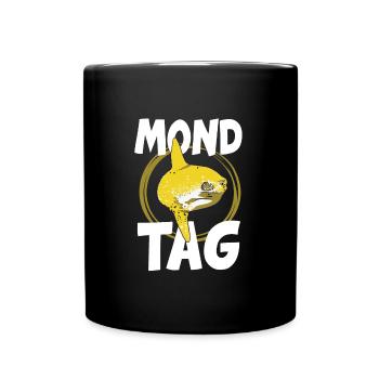 Mondfisch Umweltschutz Tierschutz Ozean Tierwelt - Tasse einfarbig - Schwarz - Vorne