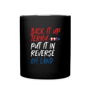 BACKENT BACK IT Terry hat es in umgekehrter oh law - Tasse einfarbig - Schwarz - Vorne