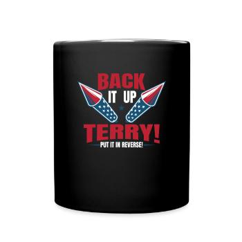 BACKENT BACK IT Terry hat es umgekehrt am 4. Julis - Tasse einfarbig - Schwarz - Vorne