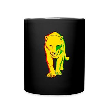 Juneteenth Panther Black History Month Juneteenth - Tasse einfarbig - Schwarz - Vorne