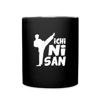 Karate Kampfsport Karateka Japan Kampfkunst - Tasse einfarbig - Schwarz - Vorne