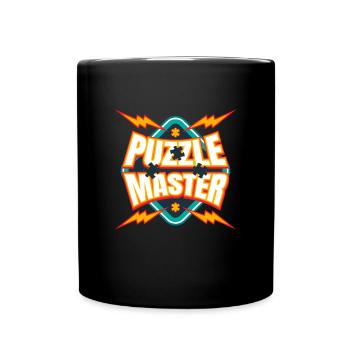 Puzzle Master Puzzles Puzzles Hobby Game - Full Colour Mug - black - Front