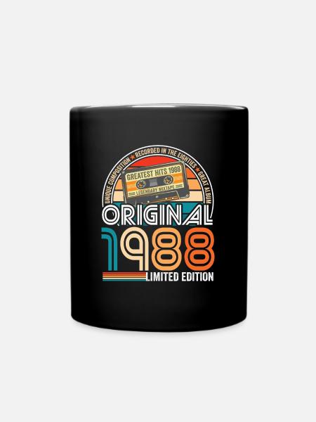 Anniversaire 1988 Vintage cassette vintage 1988 - Mug uni - noir