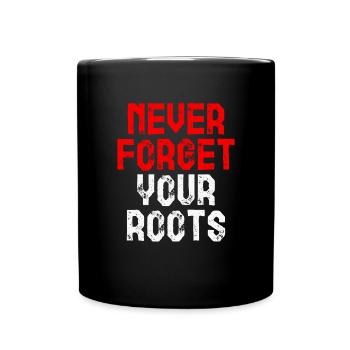 Wurzeln Indonesien Geschenk - Tasse einfarbig - Schwarz - Vorne