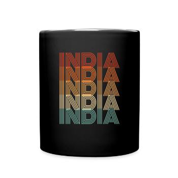 Gift For Residents of India - Full Colour Mug - black - Front