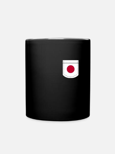 Japan pocket gift - Full Colour Mug - black