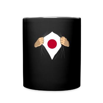 Stolzes Japan geschenk - Tasse einfarbig - Schwarz - Vorne