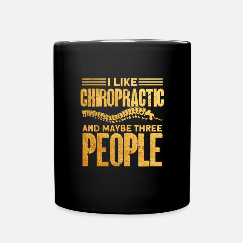 Chiropraktiker - Tasse einfarbig - Schwarz