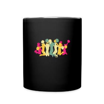 Cheerleading Rétro Cheerleader - Mug uni - noir - Devant