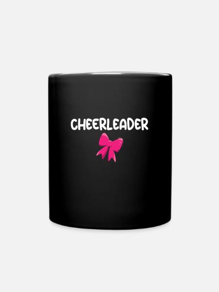 Cheerleading Masche Cheerleader - Tasse einfarbig - Schwarz