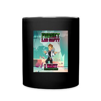 Oubliez Lab Safty Superpowers Chimiste - Mug uni - noir - Devant