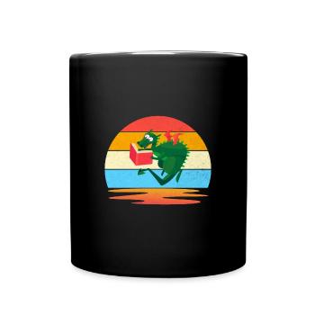 Bookworm Dragon Books The I Love To Read - Full Colour Mug - black - Front