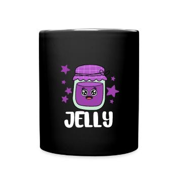 Erdnussbutter Peanut Butter Marmelade Geschenk - Tasse einfarbig - Schwarz - Vorne