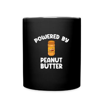 Erdnussbutter Peanut Butter Marmelade Geschenk - Tasse einfarbig - Schwarz - Vorne