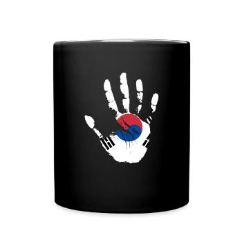 Soutenez le cadeau de la Corée du Sud - Mug uni - noir - Devant