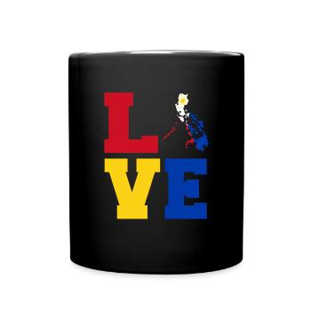Cadeau Love Philippines - Mug uni - noir - Devant