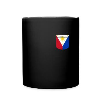 Philippinisches Taschengeschenk - Tasse einfarbig - Schwarz - Vorne