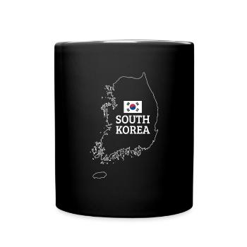 South Korea Home Pride Gift - Full Colour Mug - black - Front