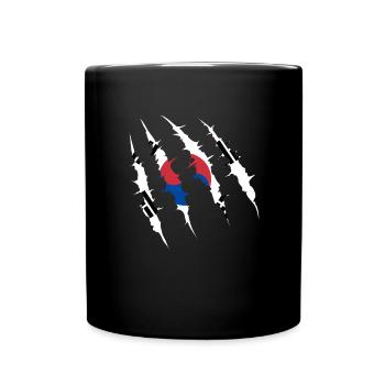 Travel South Korea Gift - Full Colour Mug - black - Front