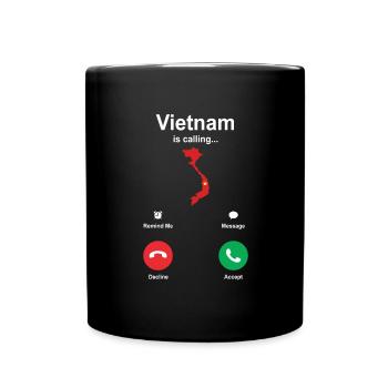 Voyage Vietnam Cadeau - Mug uni - noir - Devant