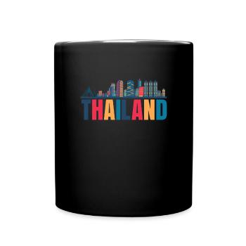 Beauty Of Thailand gift - Full Colour Mug - black - Front