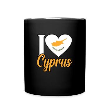 Cyprus - Full Colour Mug - black - Front
