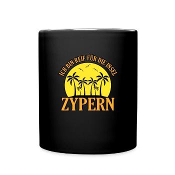 Cyprus - Full Colour Mug - black - Front