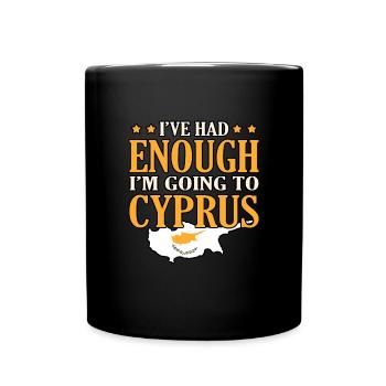 Cyprus - Full Colour Mug - black - Front