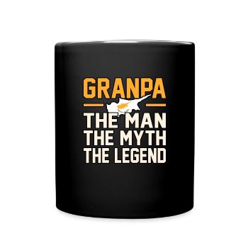 Cyprus - Full Colour Mug - black - Front